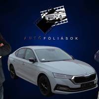 Illusztráció: AUDI A6 autófóliázás - KPMF Gloss White k88011 fehér autó fólia