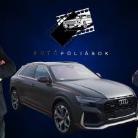 Illusztráció: Volkswagen Touareg autófóliázás - KPMF Black Matt k89021 fekete autó fólia